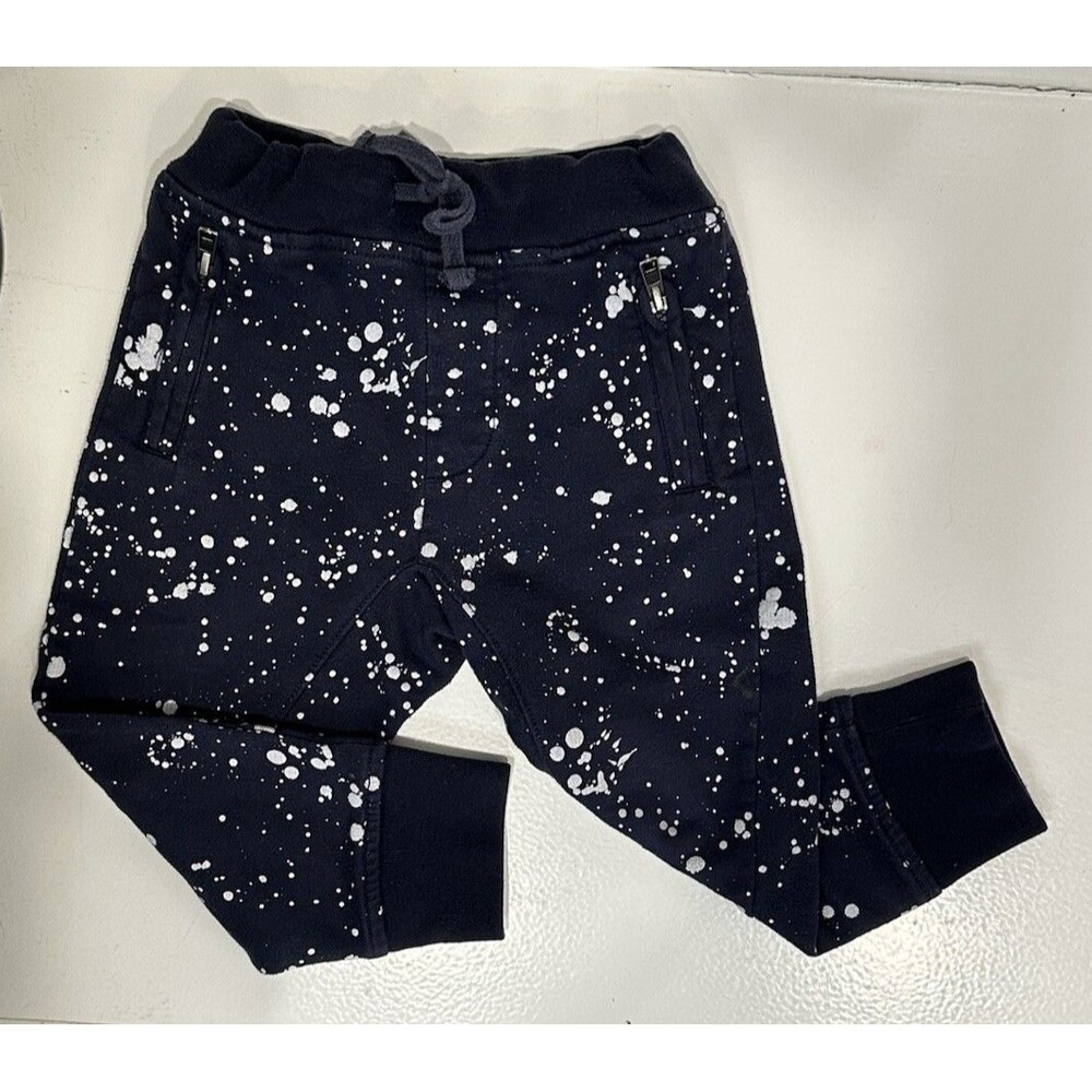 Crewcuts Toddler Boys Blue Joggers Sweatpants Sz 3